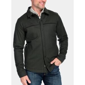 Fisher + Baker Slate Gray Birmingham CPO Water Resistant Wool Jacket Small